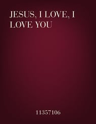 Jesus I Love You piano sheet music cover Thumbnail